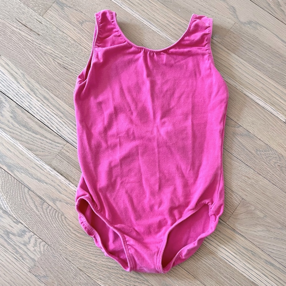 Motionwear Big Girls' Tank Leotard. Pink. Size L (12/14).